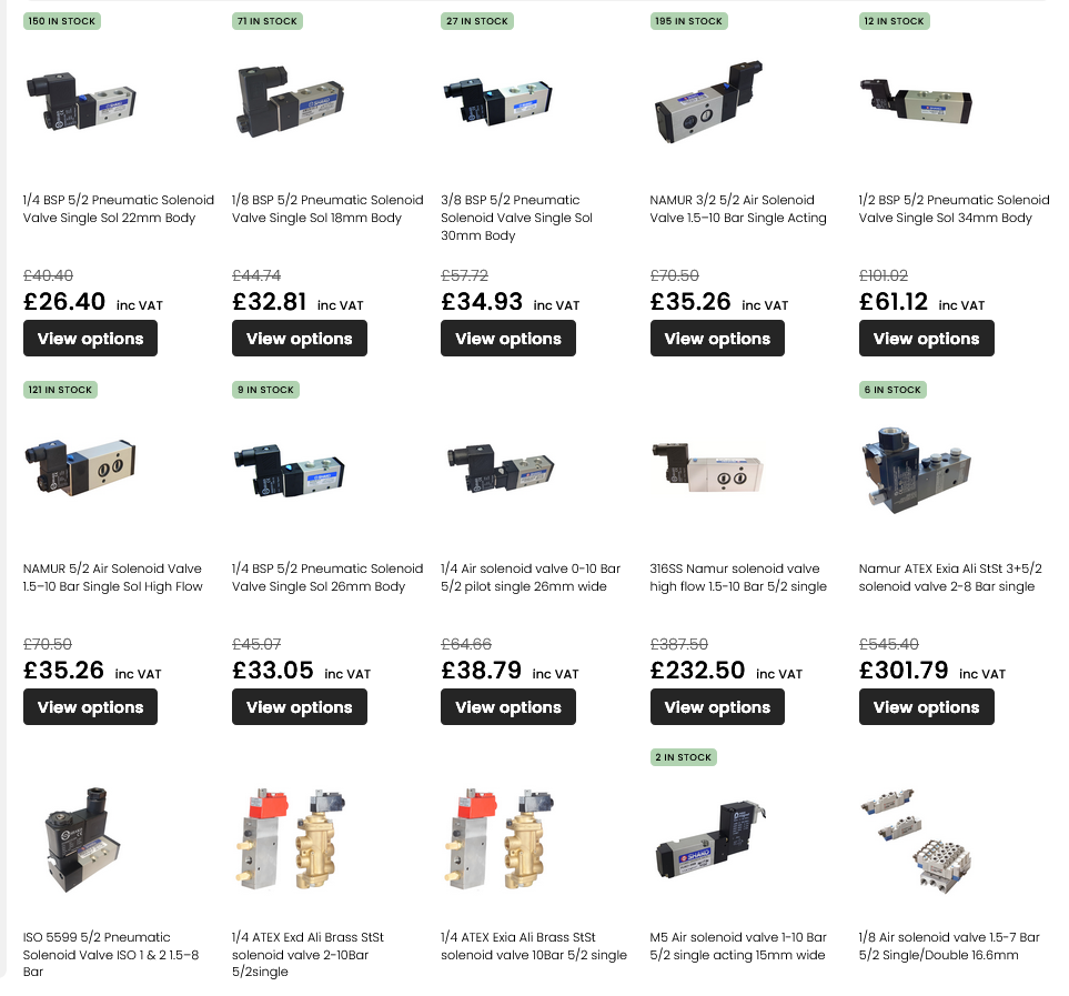 5_2 Way Pneumatic Air Valves M5–1_2 BSP Solenoid Valve World