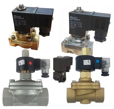 2/2 normally open valves are failsafe open and require power to close, available in Brass, Stainless and Plastic to suit most applications.
