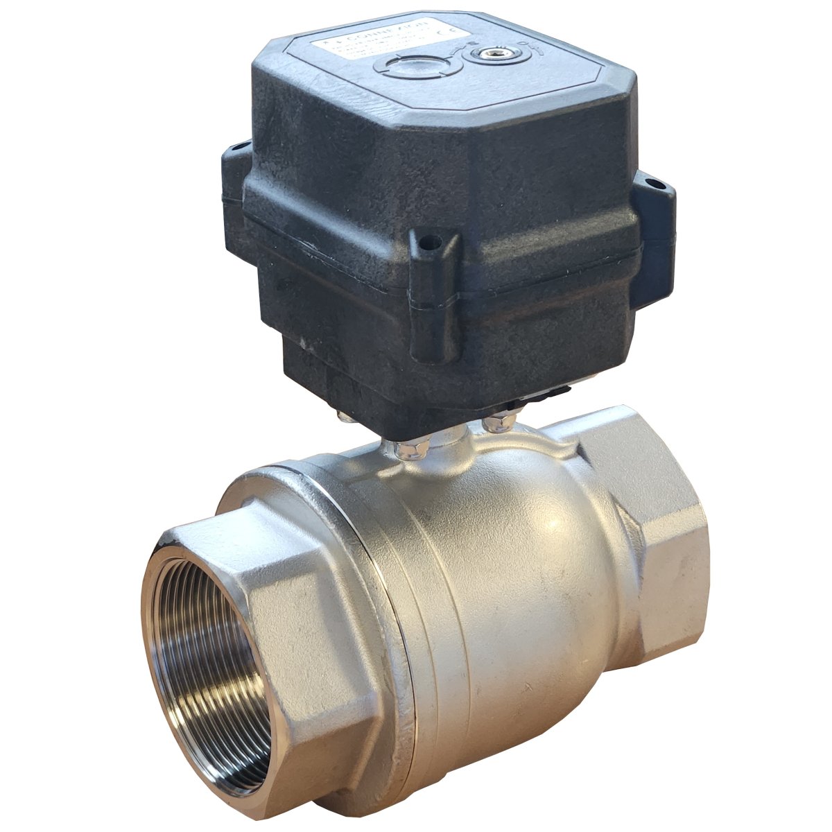 11/2 WRAS StSt ball valve 1-2Sec motor Open/Close + Failsafe