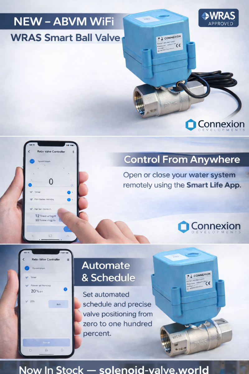 ABVM Remote controlled Wifi Ball Valve