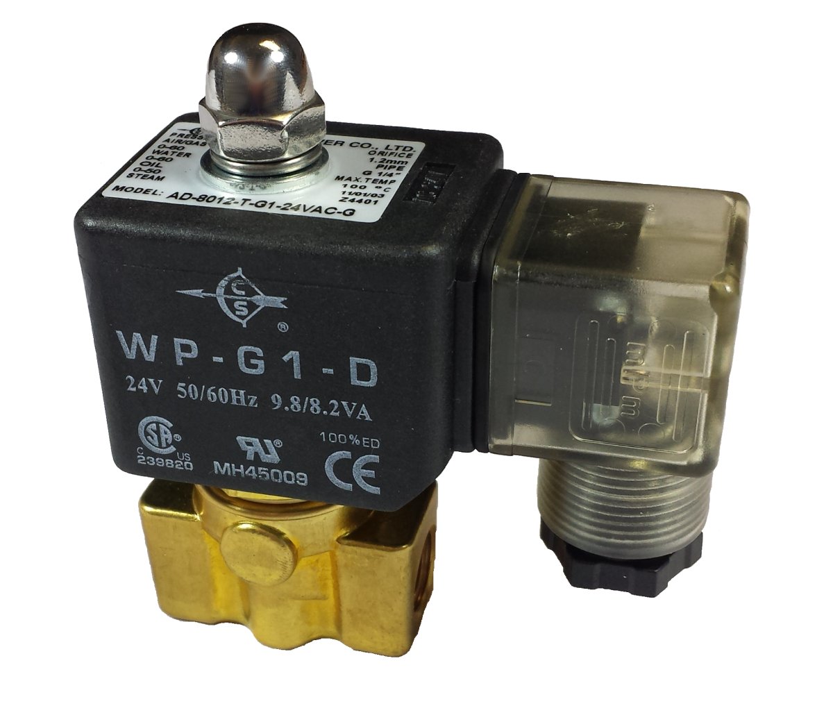 1/4 Brass 2/2 N/Closed solenoid Valve 0-7 Bar up to 150 Bar