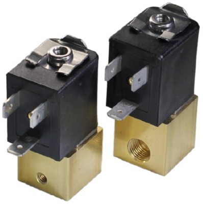 Small solenoid valves from M3 up to 3/8" port size for compact systems and precision control applications.

Commonly used in:
- Pneumatics and automation
- Medical and laboratory equipment
- OEM and compact machinery

Available in brass, stainless steel and plastic with 2/2 and 3/2 way options.