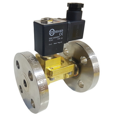 DN10 (3/8") flange brass solenoid valves designed for reliable control of air, water, oil, vacuum and steam in industrial applications.

→ Available in 2/2 way normally closed (NC) and normally open (NO) configurations
→ Suitable for general purpose and process control systems
→ Brass body construction for durability and corrosion resistance
→ Compatible with a wide range of media including air, water, light oils and steam
→ Flanged connection ensures secure installation and easy maintenance

These valves are ideal for use in industrial automation, heating systems, steam lines and general fluid control applications.