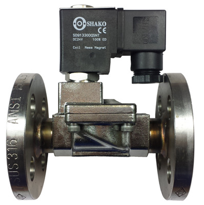 DN10 flanged stainless steel solenoid valves designed for precise flow control in industrial systems.

→ Equivalent to 3/8” flange size
→ Available in PN16, ANSI150 and JIS10K
→ Suitable for air, water, oil, gas and process fluids
→ Options include 2/2 way normally closed and normally open
→ Durable stainless steel construction for corrosion resistance

Ideal for process control, chemical systems and industrial automation.
