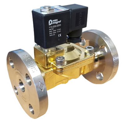 DN20 (3/4") flange brass solenoid valves designed for reliable control of air, water, oil, vacuum and steam in industrial applications.

→ Available in 2/2 way normally closed (NC) and normally open (NO) configurations
→ Suitable for general purpose and process control systems
→ Brass body construction for durability and corrosion resistance
→ Compatible with a wide range of media including air, water, light oils and steam
→ Flanged connection ensures secure installation and easy maintenance

These valves are ideal for use in industrial automation, heating systems, steam lines and general fluid control applications.