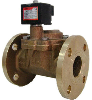 DN50 (2") flange brass solenoid valves designed for reliable control of air, water, oil, vacuum and steam in industrial applications.

→ Available in 2/2 way normally closed (NC) and normally open (NO) configurations
→ Suitable for general purpose and process control systems
→ Brass body construction for durability and corrosion resistance
→ Compatible with a wide range of media including air, water, light oils and steam
→ Flanged connection ensures secure installation and easy maintenance

These valves are ideal for use in industrial automation, heating systems, steam lines and general fluid control applications.