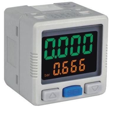 Digital pressure switches and transmitters provide accurate monitoring and control of pressure in pneumatic and fluid systems. Using electronic sensing and outputs such as PNP and 4–20mA, these devices enable precise switching, measurement and system feedback.

Ideal for industrial automation, compressed air systems, HVAC and process control, they offer high accuracy, fast response and compact installation for modern pressure monitoring applications.
→ Digital pressure switches & transmitters
→ PNP & 4–20mA output options
→ High accuracy monitoring & control
→ Suitable for air, gas & fluid systems
→ In stock with free UK delivery