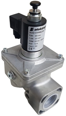 Manual reset natural gas valves. Require manual lift with power ON to open, power off quickly closes.