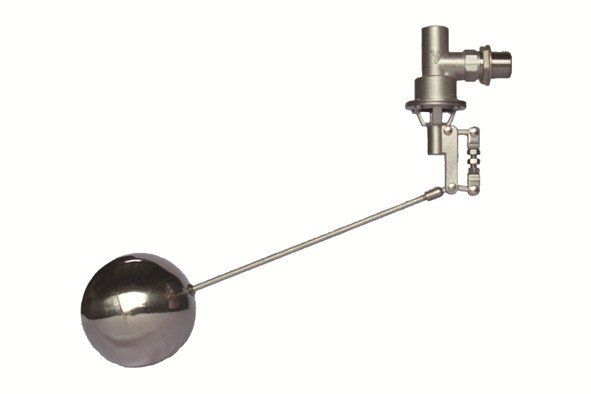 Stainless steel adjustable tank float ball valve
