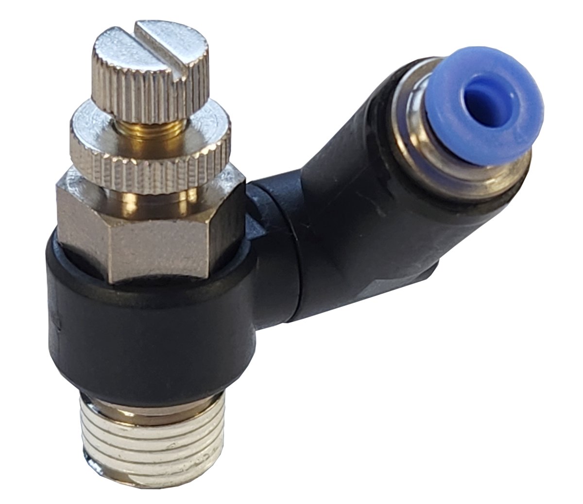 M5-1/2BSPT Male banjo speed controller push fit 4mm-12mm GSS