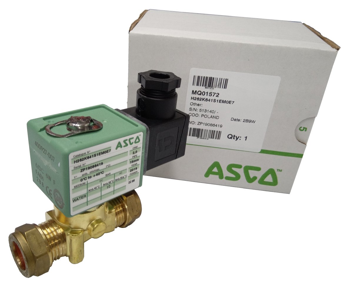 ASCO H262K641S1EM0E7 6v latching solenoid valve