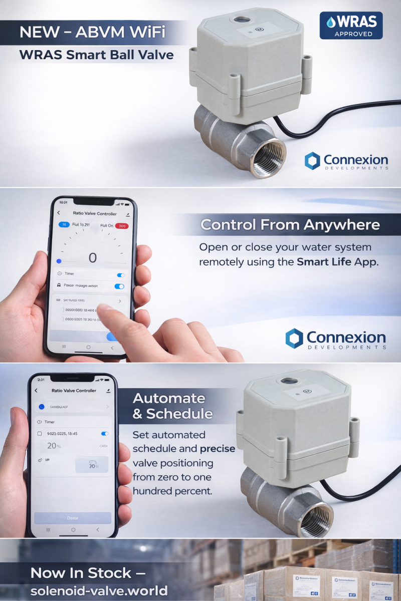 ABVM WiFi WRAS Smart Ball Valve