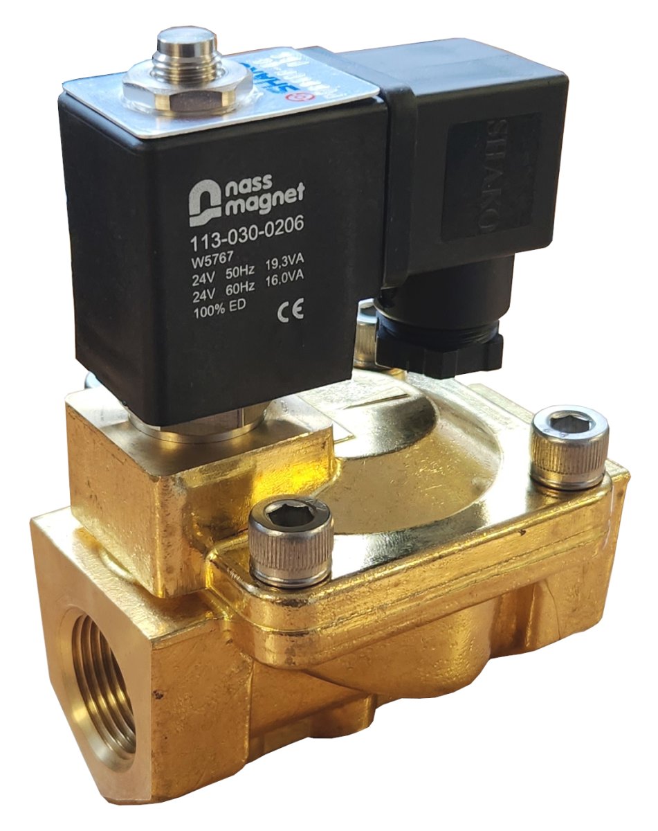 WRAS Failsafe Open Solenoid Valves