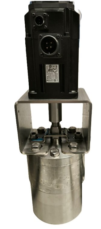 200 bar motor actuated proportional control valve in 316L stainless steel