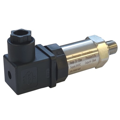 Pressure measurement devices for monitoring system pressure in industrial and fluid applications. Includes pressure gauges for visual indication, pressure transmitters for signal output (4–20mA / 0–10V), and pressure switches for automated control integration. Suitable for compressed air, water, gas and process systems.