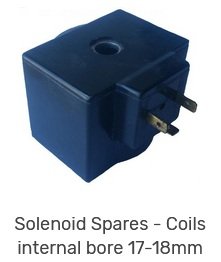 Solenoid coils 17mm - 18mm bore