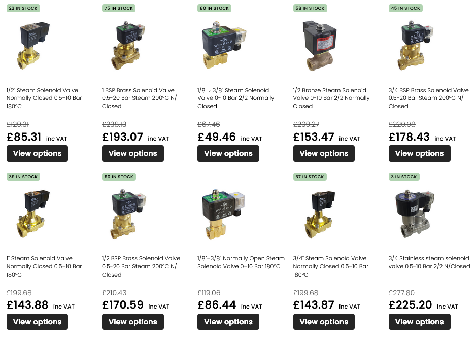 Steam Solenoid Valves High Temperature & Pressure